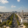 Uitzicht vanaf de Arc de Triomphe