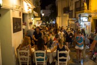 Ibiza Stad in de avond