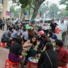 Lunchen op straat