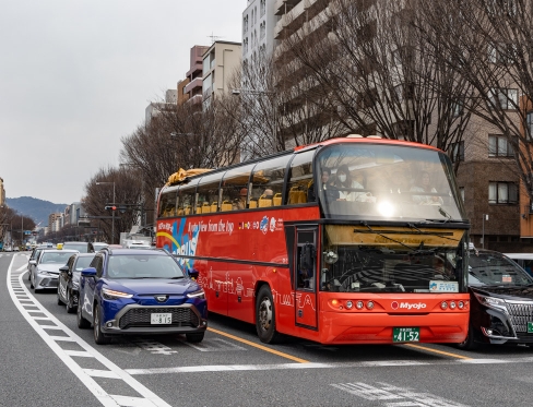 Bussen in Kyoto