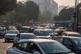 Verkeer in Delhi