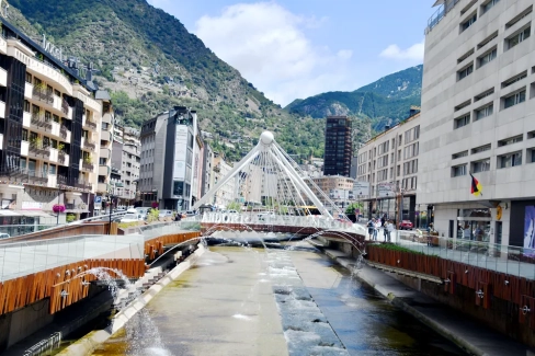 Pont de París en de Gran Valira